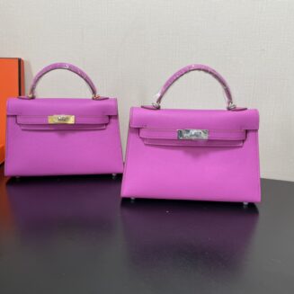Hermes Kelly-Gold&Silver Hardware-19CM